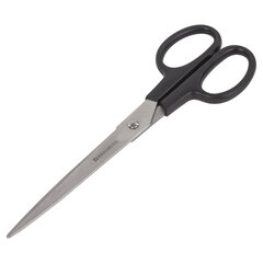 Ножницы BRAUBERG &laquo;Standard&raquo; 205 мм, черные, классической формы, 2-х сторонняя заточка, 237097