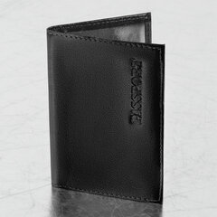 Обложка для паспорта натуральная кожа галант, &laquo;PASSPORT&raquo;, черная, BRAUBERG, 237179