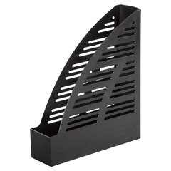 Лоток вертикальный для бумаг BRAUBERG &laquo;Standard&raquo;, 245&times;70&times;295 мм, черный, 237220