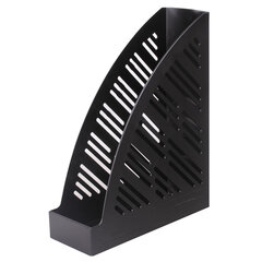 Лоток вертикальный для бумаг BRAUBERG &laquo;Standard+&raquo;, 250&times;90&times;300 мм, черный, 237224