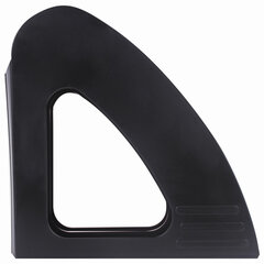 Лоток вертикальный для бумаг BRAUBERG &laquo;Delta&raquo;, 240&times;90&times;240 мм, черный, 237239