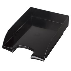 Лоток горизонтальный для бумаг BRAUBERG &laquo;Office style&raquo;, 320&times;245&times;65 мм, черный, 237286