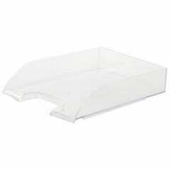 Лоток горизонтальный для бумаг BRAUBERG &laquo;Office style&raquo;, 320&times;245&times;65 мм, прозрачный, 237288