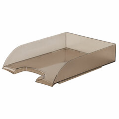 Лоток горизонтальный для бумаг BRAUBERG &laquo;Office style&raquo;, 320&times;245&times;65 мм, тонированный серый, 237289