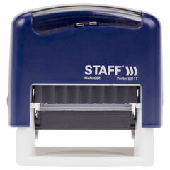 Штамп стандартный STAFF &laquo;ОПЛАЧЕНО&raquo;, оттиск 38&times;14 мм, &laquo;Printer 9011T&raquo;, 237421