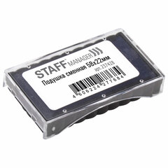 Подушка сменная STAFF (58&times;22 мм) для штампов &laquo;Printer 8053&raquo;, синяя, 237428