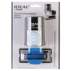 Печать самонаборная 2 круга, оттиск D=42, синий, TRODAT IDEAL 46042 R2, крышка, КАССА