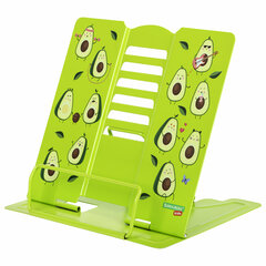 Подставка для книг и учебников бол BRAUBERG KIDS &laquo;Avocado&raquo;, регулируемый угол наклона, металл, 238052