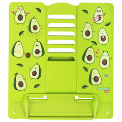 Подставка для книг и учебников бол BRAUBERG KIDS &laquo;Avocado&raquo;, регулируемый угол наклона, металл, 238052