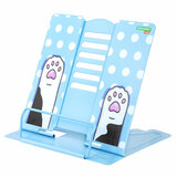 Подставка для книг и учебников большая BRAUBERG KIDS "Lil Paws", регулируемый угол наклона, металлическая, 238053