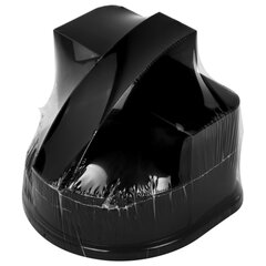 Подставка-органайзер BRAUBERG STYLE, 5 отделений, 132&times;122&times;108 мм, черная, 238096