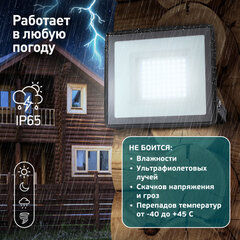 Прожектор светодиодный ЭРА, 50(415) Вт, 6500К, 4000 Лм, IP65, черный, LPR-023-0-65K-050