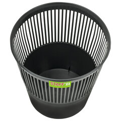 Корзина для бумаг STAFF &laquo;Basic&raquo; ЭКОНОМ, сетчатая, 9 л, черная, 238254