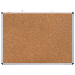 Доска пробковая для объявлений 90&times;120 см, алюминиевая рамка, BRAUBERG Extra, 238309