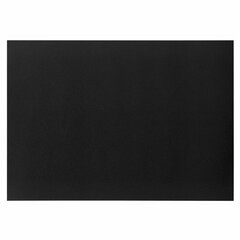 Доска меловая 50&times;70 см, немагнитная, без рамки, ПВХ, ЧЕРНАЯ, BRAUBERG, 238317