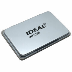 Штемпельная подушка TRODAT IDEAL 9072М, 110&times;70 мм, металлический корпус, НЕОКРАШЕННАЯ