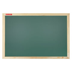 Доска для мела магнитная 30&times;45 см, зеленая, деревянная рамка, BRAUBERG &laquo;Wood&raquo;, 238797