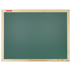 Доска для мела магнитная 45&times;60 см, зеленая, деревянная рамка, BRAUBERG &laquo;Wood&raquo;, 238798