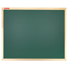 Доска для мела магнитная 50&times;70 см, зеленая, деревянная рамка, BRAUBERG &laquo;Wood&raquo;, 238799