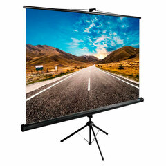 Экран Cactus TriExpert CS-PSTE-160&times;160-BK, 160&times;160 см, 1:1, напольный, черный