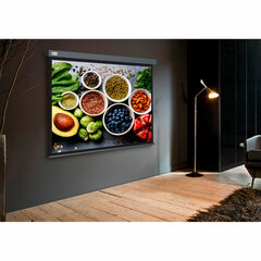Экран Cactus Wallscreen CS-PSW-150X150-SG, 150&times;150 см, 1:1, настенно-потолочный, серый