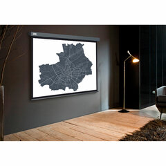 Экран Cactus Wallscreen CS-PSW-180X180-SG, 180&times;180 см, 1:1, настенно-потолочный, серый