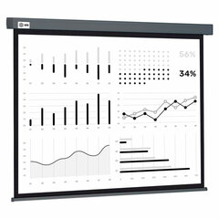 Экран Cactus Wallscreen CS-PSW-180X180-SG, 180&times;180 см, 1:1, настенно-потолочный, серый