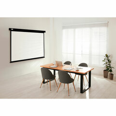 Экран Cactus Wallscreen CS-PSW-150X150-BK, 150&times;150 см, 1:1, настенно-потолочный, черный