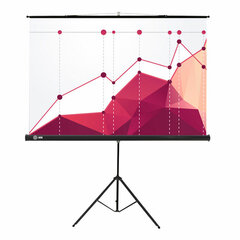Экран Cactus Triscreen CS-PST-180&times;180, 180&times;180 см, 1:1, напольный, черный