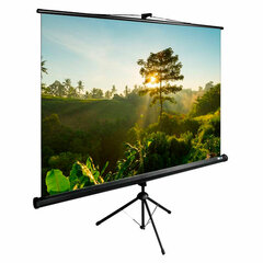 Экран Cactus TriExpert CS-PSTE-200&times;200-BK, 200&times;200 см, 1:1, напольный, черный