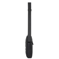 Сумка на плечо BRAUBERG COMPACT с отделением для планшета 9,7'', 2 кармана, черная, 26,5&times;22&times;5,5 см, 240500