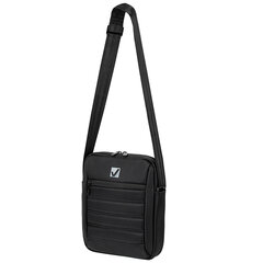 Сумка на плечо BRAUBERG COMPACT с отделением для планшета 9,7'', 2 кармана, черная, 26,5&times;22&times;5,5 см, 240500