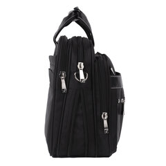 Сумка портфель BRAUBERG CARBON с отделением для ноутбука 15-16", 2 отделения, черная, 31&times;41&times;13 см, 240509