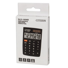 Калькулятор карманный CITIZEN SLD-100NR (90&times;60 мм), 8 разрядов, двойное питание