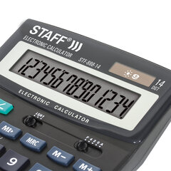 Калькулятор настольный STAFF STF-888-14 (200&times;150 мм), 14 разрядов, двойное питание, 250182