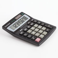 Калькулятор настольный ОФИСМАГ OFM-1807, КОМПАКТНЫЙ (140&times;105 мм), 8 разрядов, двойное питание, 250223