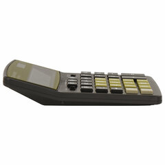 Калькулятор настольный BRAUBERG EXTRA-12-BKOL (206&times;155 мм), 12 разрядов, двойное питание, ЧЕРНО-ОЛИВКОВЫЙ, 250471