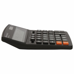 Калькулятор настольный BRAUBERG EXTRA-16-BK (206&times;155 мм), 16 разрядов, двойное питание, ЧЕРНЫЙ, 250475