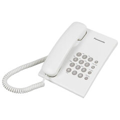 Телефон PANASONIC KX-TS2350RUW, белый, повторный набор, тональный / импульсный режим