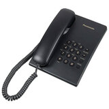 Телефон PANASONIC KX-TS2350RUB, черный, повторный набор, тональный/импульсный режим