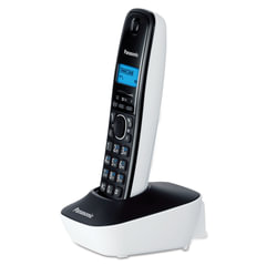 Радиотелефон PANASONIC KX-TG1611RUW, память 50 номеров, АОН, повтор, часы/<wbr/>будильник, белый
