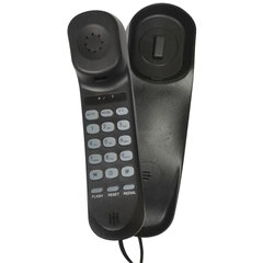 Телефон RITMIX RT-002 black, удержание звонка, тональный/<wbr/>импульсный режим, повтор, черный