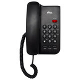 Телефон RITMIX RT-311 black, световая индикация звонка, тональный / импульсный режим, повтор, черный