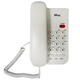 Телефон RITMIX RT-311 white, световая индикация звонка, тональный / импульсный режим, повтор, белый