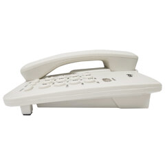 Телефон RITMIX RT-311 white, световая индикация звонка, тональный / импульсный режим, повтор, белый