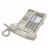 Телефон RITMIX RT-495 white, АОН, спикерфон, память 60 номеров, тональный / импульсный режим, белый
