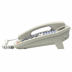 Телефон RITMIX RT-495 white, АОН, спикерфон, память 60 номеров, тональный / импульсный режим, белый