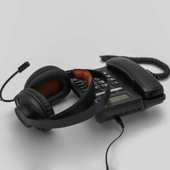 Телефон RITMIX RT-550 black, АОН, спикерфон, память 100 номеров, тональный / импульсный режим, черный