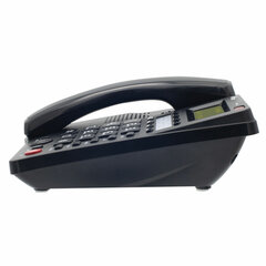 Телефон RITMIX RT-550 black, АОН, спикерфон, память 100 номеров, тональный / импульсный режим, черный
