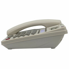 Телефон RITMIX RT-550 white, АОН, спикерфон, память 100 номеров, тональный / импульсный режим, белый